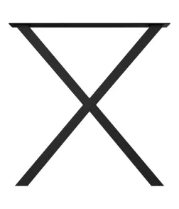 Kovinski okvir za mizo 710×700 mm, X oblika