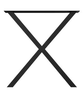 Kovinski okvir za mizo 710×700 mm, X oblika