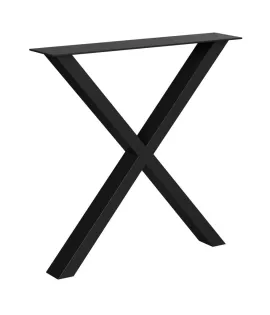 Kovinski okvir za mizo 710×700 mm, X oblika