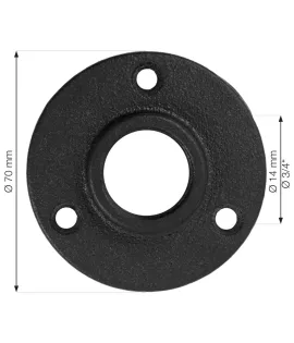 Obroba Rusticline 3/4", RT-64, ⌀ 70 mm, črna