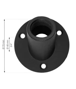 Obroba Rusticline 3/4",  60°, RT-65, ⌀ 70 mm, črna