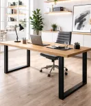 Kovinski okvir za mizo 710×740 mm, U oblika