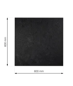 Antivibracijska gumijasta podloga 60×60×1,5cm, 9 kosov, 3,24 m²