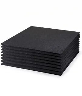 Antivibrationsmatten 60×60×1,5cm, 9 Stück, 3,24 m²