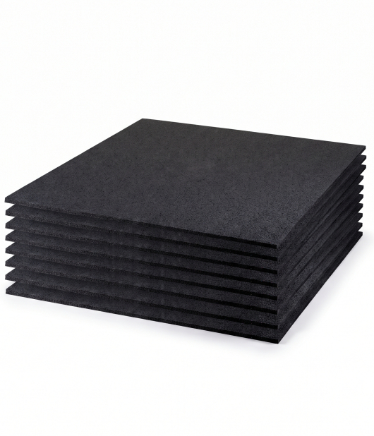 Antivibrationsmatten 60×60×15cm, 9 Stück, 3,24 m²