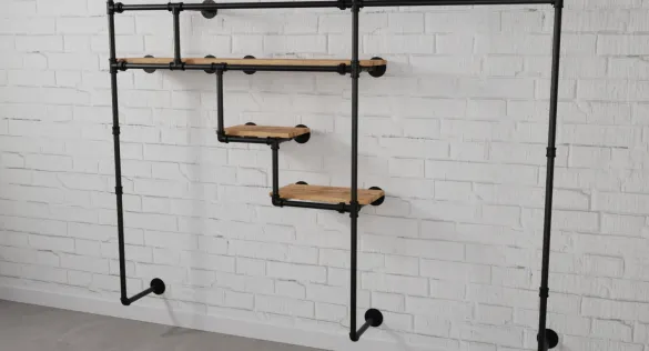 Unique Interior Decor That Stands Out: Rusticline Industrial Pipe Systems