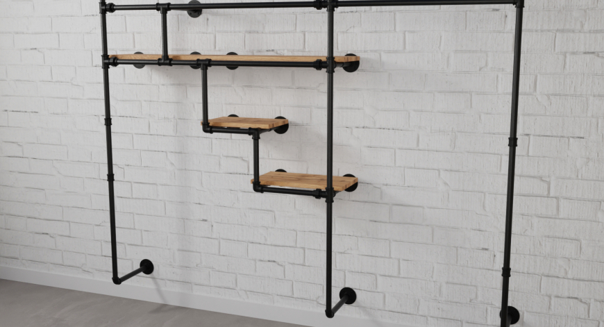 Unique Interior Decor That Stands Out: Rusticline Industrial Pipe Systems