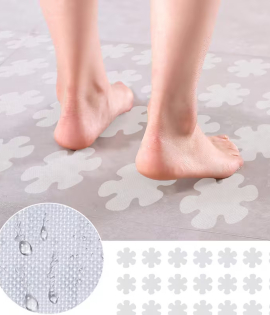 Anti-Slip Shower and Bathroom Stickers, Ø 10 cm, 5 pcs