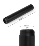 Rusticline cev 3/4", 150 mm, RT-11, črna