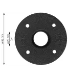 Obroba Rusticline RT-1, črna