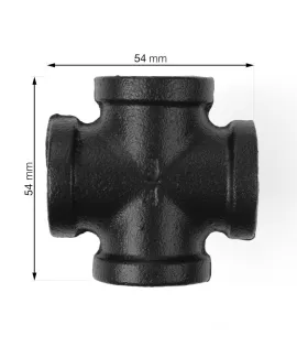 Rusticline križ 3/4", RT-9, črn