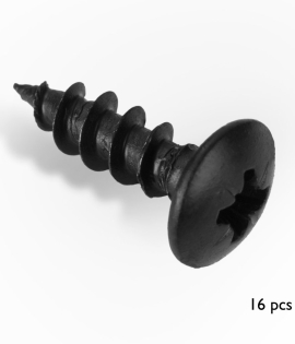 Vijaki, premer 5x16 mm, RT-50, črni, 16 kos