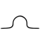 Objemka Rusticline, RT-47, črna, 4 kos