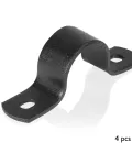 Rusticline clamp, RT-47, black, 4 pcs