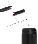 Rusticline pipe 3/4", 1000mm, RT-32, black