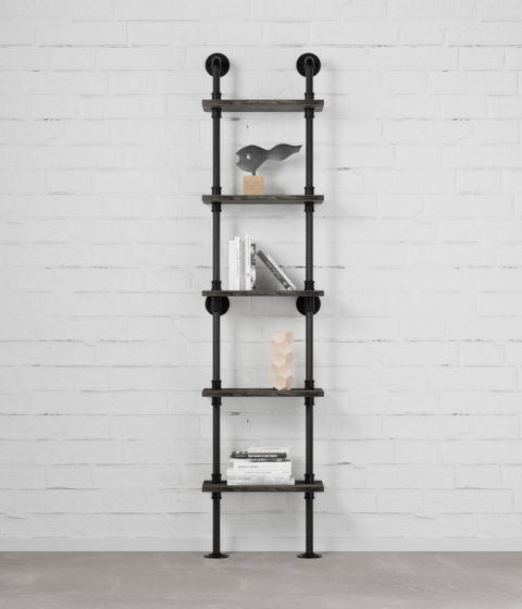Rusticline Bookshelf Set – industrial steel design