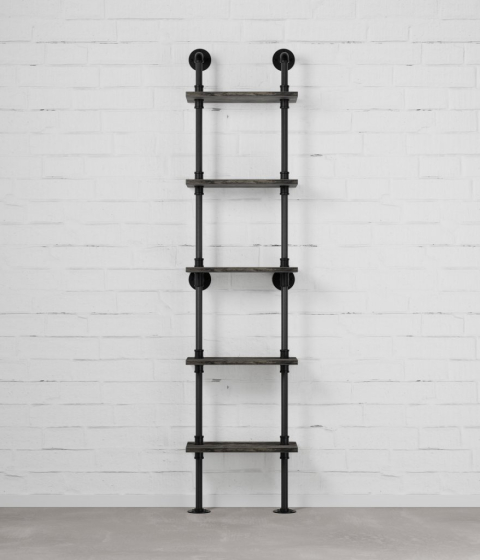 Rusticline Bookshelf Set – industrial steel design