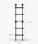 Komplet knjižnih polic Rusticline