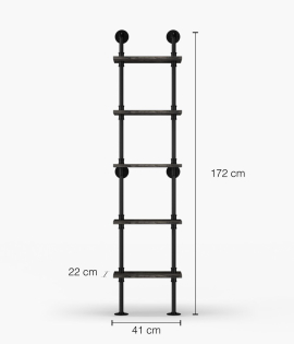 Komplet knjižnih polic Rusticline
