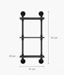 Regalni komplet 3 polic Rusticline