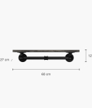 Simple Rusticline shelf with hanger