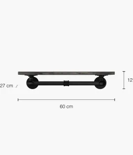Simple Rusticline shelf with hanger