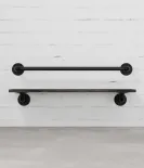 Stensko stojalo za čevlje Rusticline