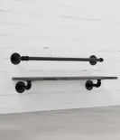 Stensko stojalo za čevlje Rusticline