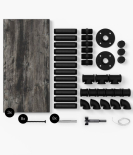 Rusticline triple shelf