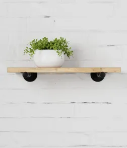 Rusticline Shelf Set – industrial steel style