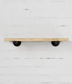 Rusticline Shelf Set – industrial steel style