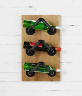 Stensko držalo za steklenice Rusticline