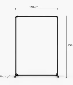 Stojalo za oblačila FREJA II SINGLE 1100x1580 mm, samostoječe