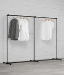 FREJA II DOUBLE - Stojalo za oblačila Rusticline, samostoječe, 2200x1580 mm