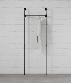 DARIO I SINGLE - Garderobni komplet Rusticline, stenska montaža, 1100x2300mm