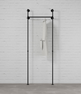 DARIO I SINGLE - Garderobni komplet Rusticline, stenska montaža, 1100x2300mm