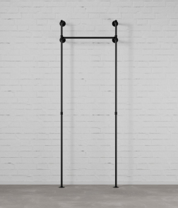 DARIO I SINGLE - Garderobni komplet Rusticline, stenska montaža, 1100x2300mm