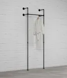 DARIO I SINGLE - Garderobni komplet Rusticline, stenska montaža, 1100x2300mm