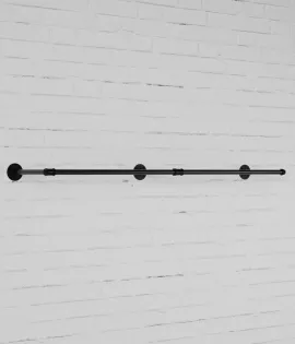 Stenski obešalnik za oblačila MIA III 1560 x 300 mm
