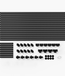 FREJA V - Rusticline clothes rack, free standing, 3300x2100mm