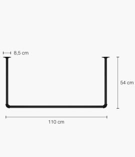 Stropni obešalnik AVA II 1100 x 540 mm