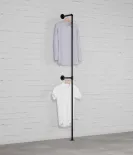 LARS III - Obešalnik za oblačila Rusticline, stenska montaža, 300x2100 mm