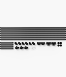 FREJA III – Rusticline Kleiderständer, freistehend, 1100x2100mm