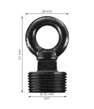 End Eye 3/4" RT‑78, Black, 2 pcs – for mounting and hanging