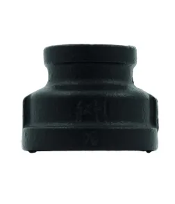 Redukcija 3/4" x 1 1/4" za objemke E27, RT‑68, črna – za prehod kabla in montažo žarnice