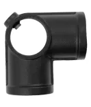 T‑Y kos 3/4" RT‑71, črni – aluminij, štiristranski, vpenjalni, brez navoja