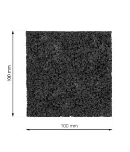 Samolepilne antivibracijske gumijaste podložke 10×10×1cm, 10 kosov