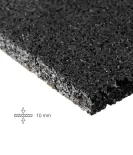 Selbstklebende Antivibrationsunterlagen 10×10×1cm, 10 Stück