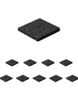Samolepilne antivibracijske gumijaste podložke 10×10×1cm, 10 kosov