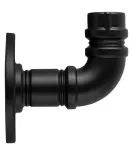 Obešalnik Rustic, mat črn